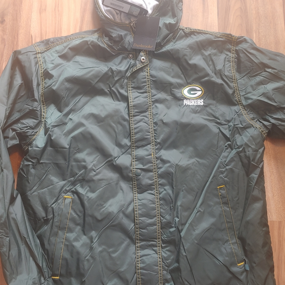 Green Bay Packers Jacket Full-Zip Up Windbreaker